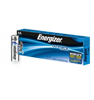 Baterie Energizer Ultimate Lithium AA, LR6, tužková, 1,5V, 10 ks