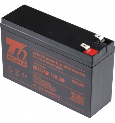 Akumulátor T6 Power HR1224W, 12V, 6Ah