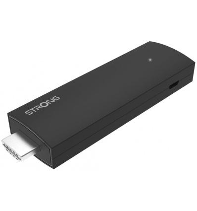 STRONG 4K Google TV stick SRT 41/ 4K Ultra HD/ H.265/ HDMI/ micro USB/ BT/ Wi-Fi/ Chromecast/ NETFLIX/ Android 11/ černý