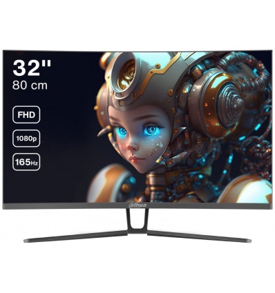 DAHUA 32" LED LM32-E230CN/ herní/ VA panel/ 1920x1080 (FHD)/ 3000:1/ 1ms/ 300 cd/m2/ HDMI/ DP/ VESA 75x75/ černý