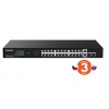 Tenda TEG1128P-24-250W PoE+ Gigabit switch 24x 1Gb/s PoE+ 802.3af/at + 2x SFP + 2x RJ45, 230W, Rack