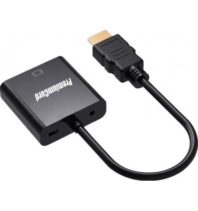 PremiumCord převodník HDMI - VGA se zvukem