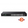 Tenda TEG1128P-24-250W PoE+ Gigabit switch 24x 1Gb/s PoE+ 802.3af/at + 2x SFP + 2x RJ45, 230W, Rack