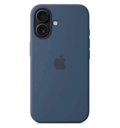 iPhone 16 Silicone Case with MS - Denim