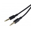 PremiumCord kabel jack 3,5mm 4 pin 1m