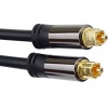 PremiumCord Toslink M/m 6mm, 2m, Gold Design