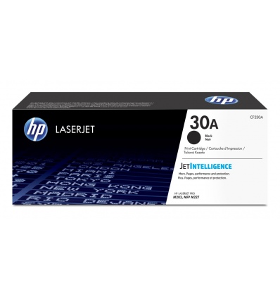 HP 30A Black Original LJ Toner Cartridge, CF230A