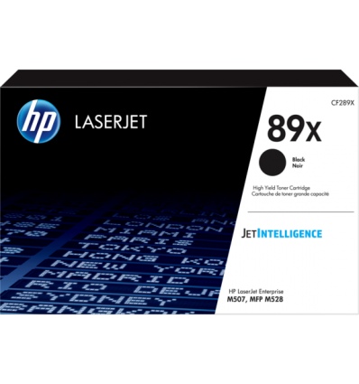 HP 89X Black LaserJet Toner, CF289X