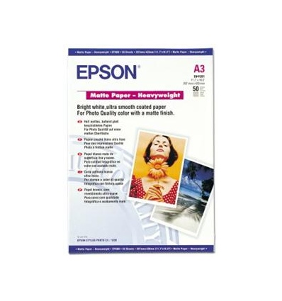 EPSON A3,Matte Paper Heavyweight (50listů)