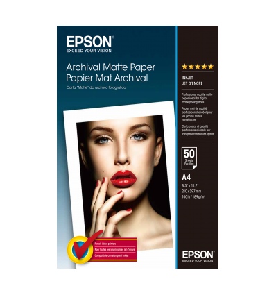 EPSON A4, Archival Matte Paper (50listů)