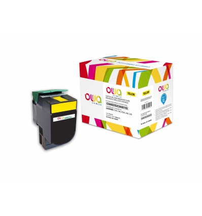 OWA Armor toner kompatibilní s Lexmark C544X2YG, 4000st, žlutá/yellow