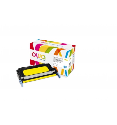 OWA Armor toner kompatibilní s HP Q6472A JUMBO, 8000st, žlutá/yellow