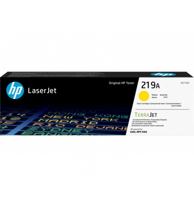 HP 219A, Žlutá originální tonerová kazeta, W2192A