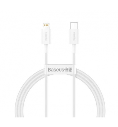 Baseus datový kabel Superior USB-C/Lightning 1m 20W bílý