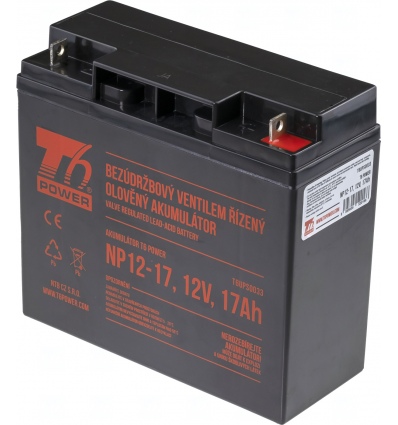 Akumulátor T6 Power NP12-17, 12V, 17Ah