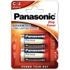 Baterie Panasonic PRO POWER C, LR14, R14, malé mono, LR15, AM2, L, MN1400, 814, E93, LR14N, 14A, 1,5V, blistr 2 ks