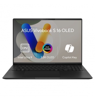 ASUS Vivobook S 16 OLED/S5606MA/U9-185H/16"/3200x2000/16GB/1TB SSD/Arc Xe/W11H/Black/2R