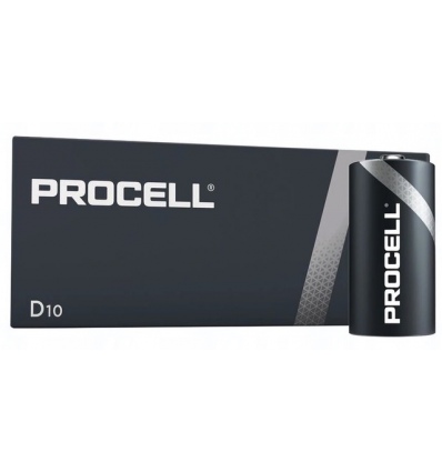 Baterie Duracell Procell D, LR20, velké mono, AM1, XL, BA3030, MN1300, 813, E95, LR20N, 13A, 1,5V, 10 ks