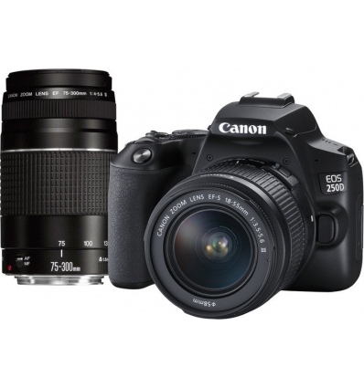 Canon EOS 250D BK 18-55 + 75-300 EU26