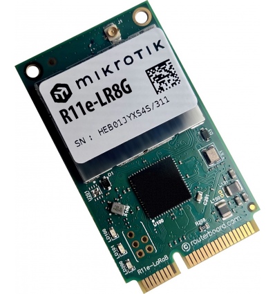 Mikrotik R11e-LR8G, LoRa miniPCI-e card for 863-870MHz