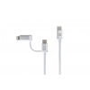 Dual Cable USB-C C/L Mfi 200cm white