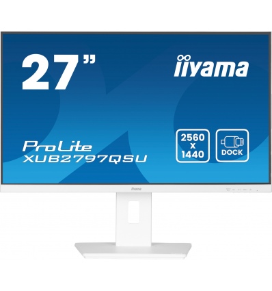 iiyama ProLite/XUB2797QSU-W2/27"/IPS/QHD/100Hz/1ms/White/5R