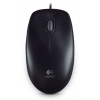 Logitech B100/Kancelářská/Optická/800 DPI/Drátová USB/Černá