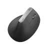 Logitech MX Vertical/Vertikální/Optická/Pro praváky/4 000 DPI/USB+BT/Grafitová