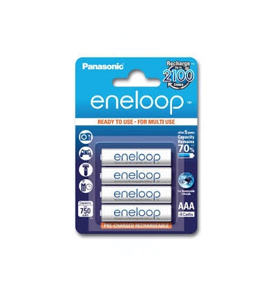 Baterie Panasonic Eneloop BK-4MCDE, AAA 800mAh, EKO blistr 4 ks