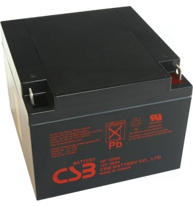 akumulátor CSB GP12260 I (12V/26Ah)