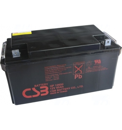 akumulátor CSB GP12650 (12V/65Ah)