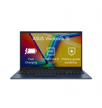 ASUS Vivobook 15/X1504VA/Core 5 Processor 120U/15,6"/FHD/16GB/512GB SSD/Iris Xe/W11H/Blue/2R