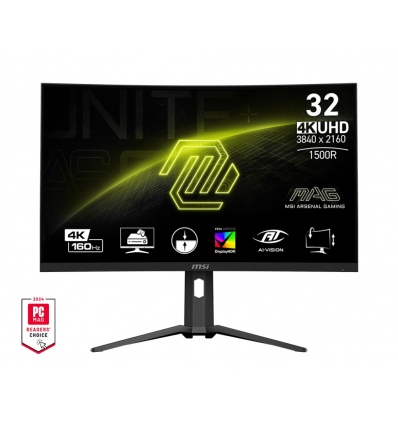 MSI MAG/321CUP/31,5"/VA/4K UHD/160Hz/1ms/Black/2R