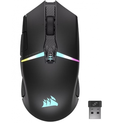 Corsair NIGHTSABRE/Herní/Optická/26 000 DPI/Drátová+bezdrátová/Černá