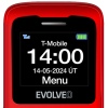 EVOLVEO EasyPhone ID, mobilní telefon pro seniory, červená