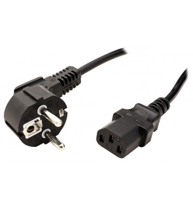 XtendLan Napájecí kabel k PC 230V 0,6m černý