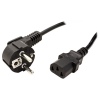 XtendLan Napájecí kabel k PC 230V 0,6m černý