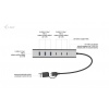 i-tec USB-C/USB-A Charging Metal HUB 7 Port (3x USB-C, 4x USB-A)