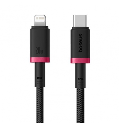 Baseus Rychlonabíjecí kabel Dura USB/Lightning 2m 20W červeno černý