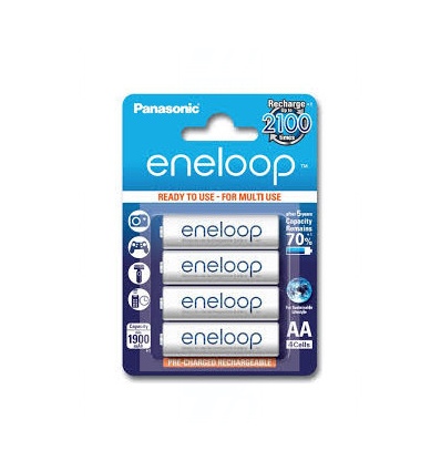 Baterie Panasonic Eneloop BK-3MCDE, AA 2000mAh, EKO blistr 4 ks