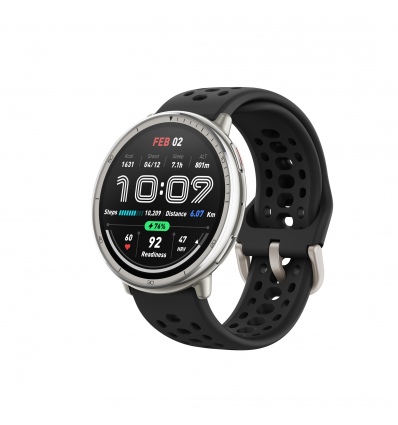 Amazfit Active 2 Round/Silver/Sport Band/Black