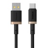 Baseus Rychlonabíjecí kabel Dura USB/USB-C 1m 60W černo zlatý