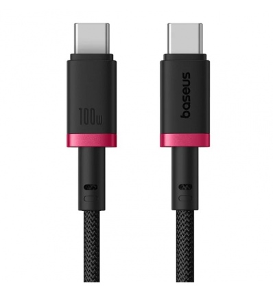 Baseus Rychlonabíjecí kabel Dura USB-C/USB-C 1m 100W červeno černý