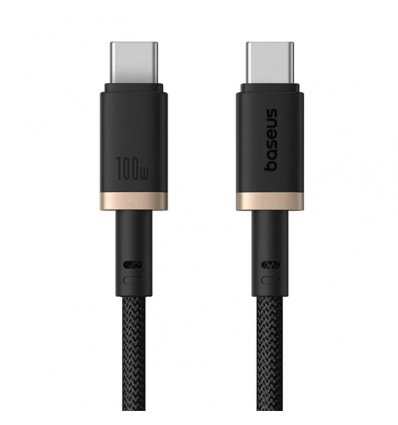 Baseus Rychlonabíjecí kabel Dura USB-C/USB-C 2m 100W černo zlatý