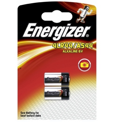 Baterie Energizer 4LR44, 544A, 476A, A544, PX28A, 2CR1/3N, V4034PX, 1414A, L544, L1325F, 6V, blistr 2 ks