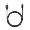 Baseus Rychlonabíjecí kabel Silky USB/USB-C 1m 100W černý