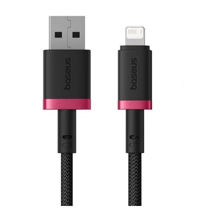 Baseus Rychlonabíjecí kabel Dura USB/Lightning 2m 2.4A červeno černý