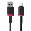 Baseus Rychlonabíjecí kabel Dura USB/Lightning 2m 2.4A červeno černý