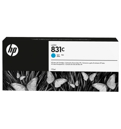 HP 831C inkoustová náplň azurová, CZ695A