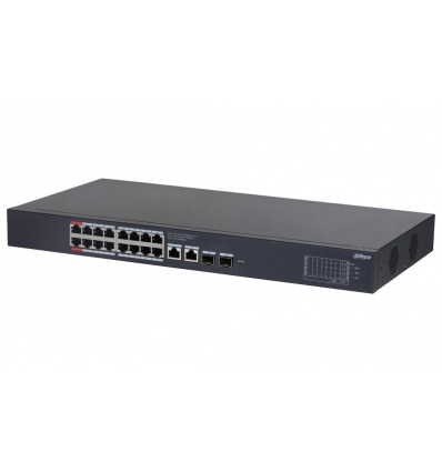 Dahua PoE switch 18x 1Gb + 2x SFP, PoE 802.3af/at/bt/Hi-PoE 240W, cloud správa